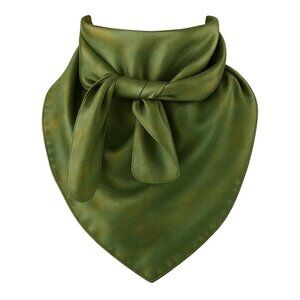 Green Wild Rage Large Scarf 23x23" Western Accessory Cowgirl or Cowboy
